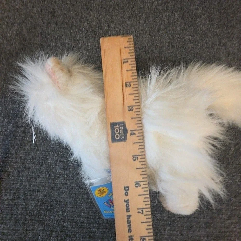 Webkinz GANZ Persian Cat Plush Small White Stuffed Animal Toy W/ Tag Code